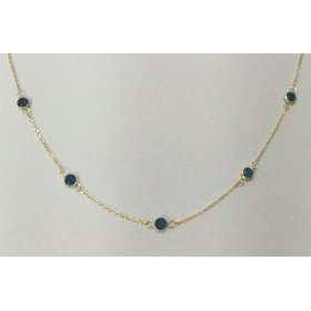 GARGANTILLA ORO AMARILLO PIEDRA                                       
