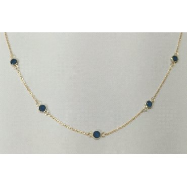 GARGANTILLA ORO AMARILLO PIEDRA                                       