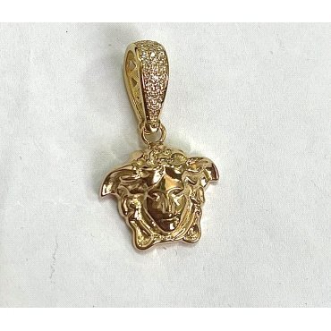 COLGANTE ORO AMARILLO PIEDRA VERSACE                                  