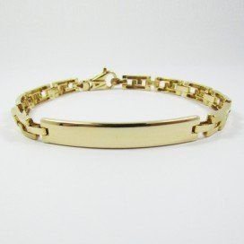 ESCLAVA CABALLERO ORO AMARILLO ITALIANO