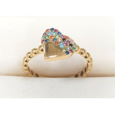 SORTIJA ORO AMARILLO PIEDRA                                           
