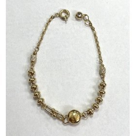 PULSERA SRA. ORO AMARILLO ITALIANO PIEDRA                             