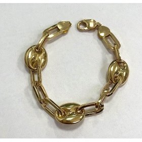 PULSERA SRA. ORO AMARILLO FORZADA BARCO                               
