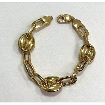 PULSERA SRA. ORO AMARILLO FORZADA BARCO                               