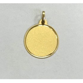 MEDALLAS TIPO DISCO LISO BISELADO 18M/M                               