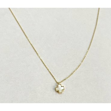 GARGANTILLA ORO AMARILLO PIEDRA NACAR                                 