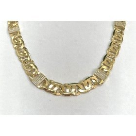 GARGANTILLA ORO AMARILLO ITALIANO PIEDRA                              