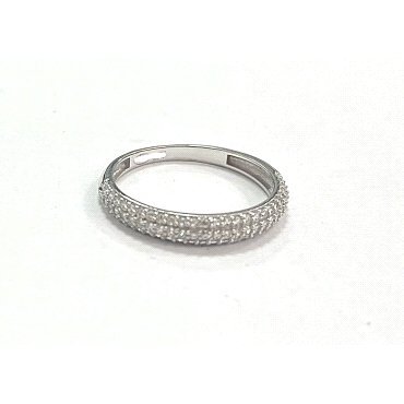 SORTIJA ORO BLANCO PIEDRA                                             