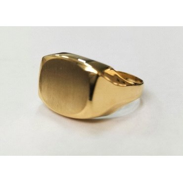 SELLO CABALLERO ORO AMARILLO SEMI HUECO                               