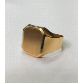 SELLO CABALLERO ORO AMARILLO SEMI HUECO                               