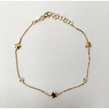 PULSERA SRA. ORO AMARILLO PIEDRA                                      