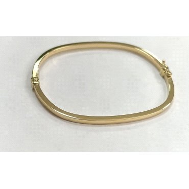 PULSERA SRA.  ARO ORO AMARILLO LISA                                   