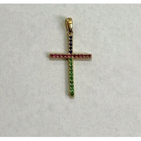 CRUZ ORO AMARILLO PIEDRA                                              