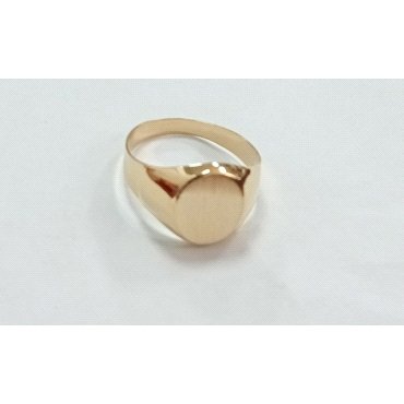 SELLO CABALLERO ORO AMARILLO SEMI HUECO                               