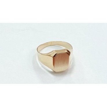 SELLO CABALLERO ORO AMARILLO SEMI HUECO                               