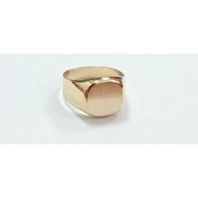 SELLO CABALLERO ORO AMARILLO SEMI HUECO                               