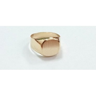 SELLO CABALLERO ORO AMARILLO SEMI HUECO                               