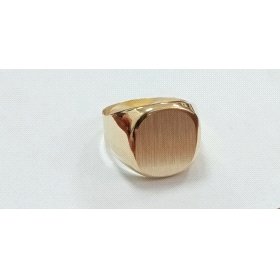 SELLO CABALLERO ORO AMARILLO SEMI HUECO                               