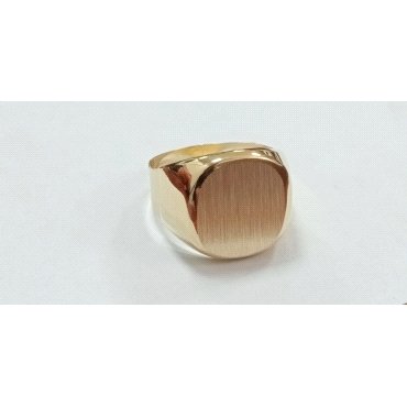 SELLO CABALLERO ORO AMARILLO SEMI HUECO                               