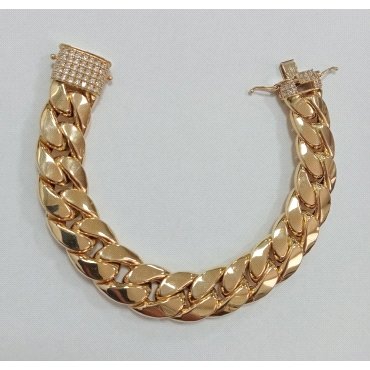 PULSERA  BARBADA SRA. ORO AMARILLO PIEDRA                             