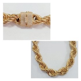 GARGANTILLA ORO AMARILLO PIEDRA                                       