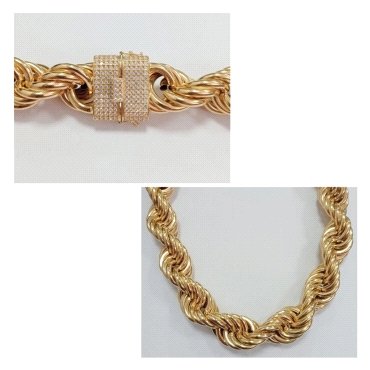 GARGANTILLA ORO AMARILLO PIEDRA                                       