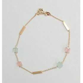 PULSERA SRA. ORO AMARILLO PIEDRA                                      