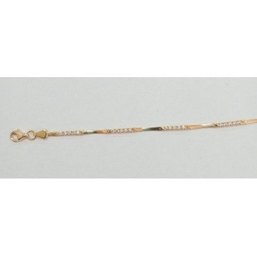PULSERA SRA. ORO AMARILLO PIEDRA                                      
