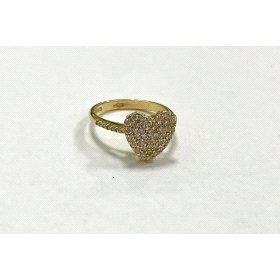 SORTIJA ORO AMARILLO PIEDRA CORAZON                                   