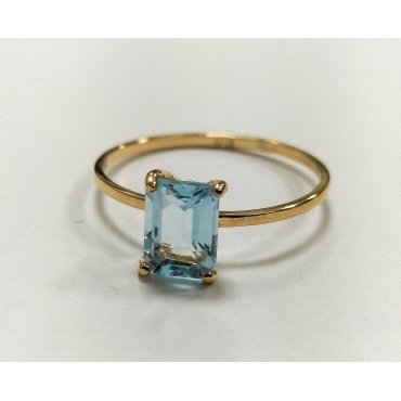 SORTIJA ORO AMARILLO PIEDRA                                           