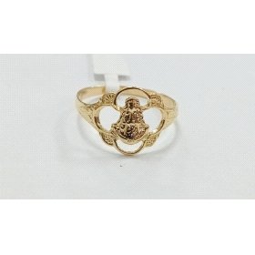 SORTIJA ORO AMARILLO VIRGEN ROCIO                                     