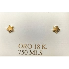 PENDIENTES NIÑA ORO AMARILLO                                          