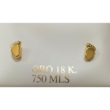PENDIENTES NIÑA ORO AMARILLO                                          