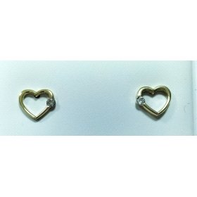 PENDIENTES ORO AMARILLO PIEDRA                                        