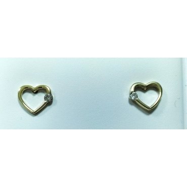 PENDIENTES ORO AMARILLO PIEDRA                                        