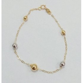 PULSERA SRA. ORO BICOLOR                                              