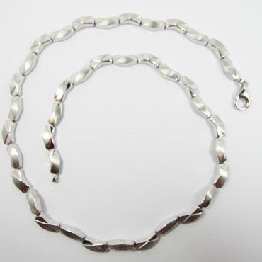 GARGANTILLA ORO BLANCO ITALIANA LISA