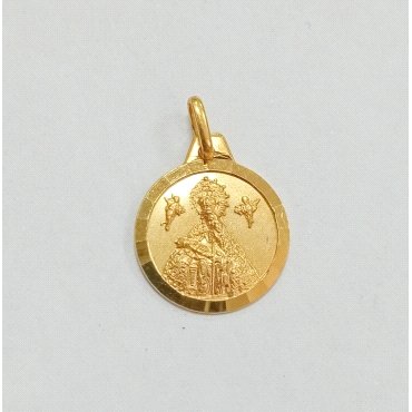 MEDALLAS ORO AMARILLO VIRGEN AFRICA                                   