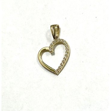 COLGANTE ORO AMARILLO PIEDRA                                          