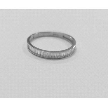 SORTIJA ORO BLANCO PIEDRA                                             