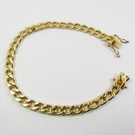 PULSERAS CABALLERO ORO AMARILLO