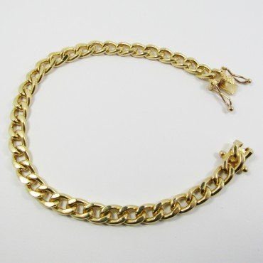 PULSERAS CABALLERO ORO AMARILLO