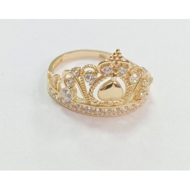 SORTIJA ORO AMARILLO PIEDRA CORONA                                    