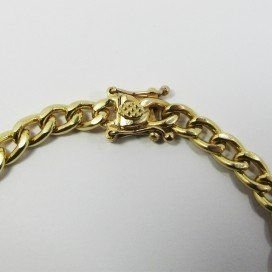 PULSERAS CABALLERO ORO AMARILLO