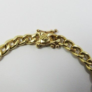 PULSERAS CABALLERO ORO AMARILLO