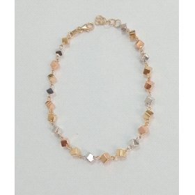 PULSERA SRA. ORO TRICOLOR                                             