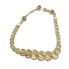 PULSERA SRA. ORO AMARILLO PIEDRA                                      