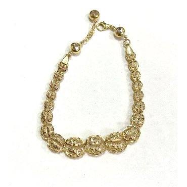 PULSERA SRA. ORO AMARILLO PIEDRA                                      