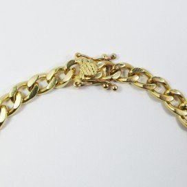 PULSERAS CABALLERO ORO AMARILLO