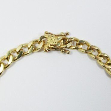 PULSERAS CABALLERO ORO AMARILLO